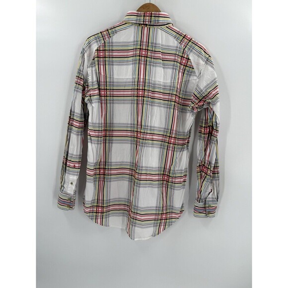 ROBERT GRAHAM Shirt Men's MEDIUM Hidden Snap Button Flip Cuff Long Sleeve EUC - Picture 8 of 14